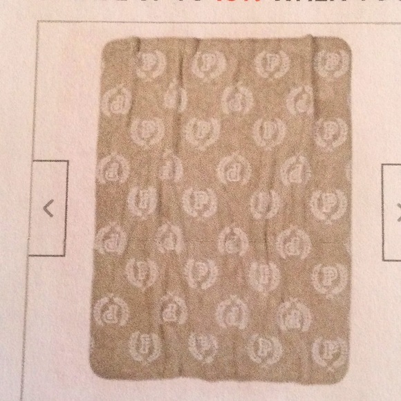 Victoria Secret PINK faux Sherpa blanket Gray NEW in package - Picture 2 of 2